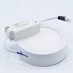 Casa si Gradina - Corpuri si surse de iluminat - Plafoniere, aplice si spoturi - Spot LED 6W Aplicat, Rotund, Braytron, 350lm, Lumina Rece (6500K), Alb - Infinity.ro