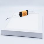 Casa si Gradina - Corpuri si surse de iluminat - Plafoniere, aplice si spoturi - Spot LED 24W Aplicat, Patrat, Braytron, 1850lm, Lumina Calda (2700-3000K), Alb - Infinity.ro