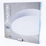 Casa si Gradina - Corpuri si surse de iluminat - Plafoniere, aplice si spoturi - Spot LED 18W Aplicat, Rotund, Braytron, 1360lm, Lumina Calda (3000K), Alb - Infinity.ro