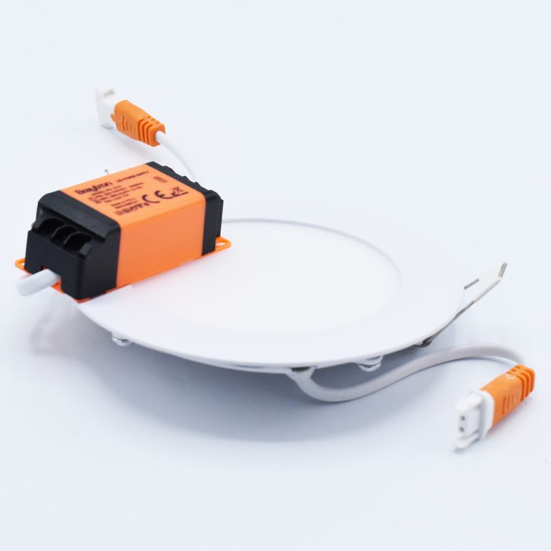 Casa si Gradina - Corpuri si surse de iluminat - Plafoniere, aplice si spoturi - Spot LED 6W Incastrat, Rotund, Braytron, 350lm, Lumina Rece (6500K), Alb - Infinity.ro