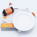 Casa si Gradina - Corpuri si surse de iluminat - Plafoniere, aplice si spoturi - Spot LED 6W Incastrat, Rotund, Braytron, 350lm, Lumina Rece (6500K), Alb - Infinity.ro