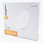 Casa si Gradina - Corpuri si surse de iluminat - Plafoniere, aplice si spoturi - Spot LED 15W Incastrat, Rotund, Braytron, 1120lm, Lumina Rece (6500K), Alb - Infinity.ro