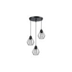 Casa si Gradina - Corpuri si surse de iluminat - Lustre si pendule - Lustra Otto, 3xE27, negru, Masterled - Infinity.ro