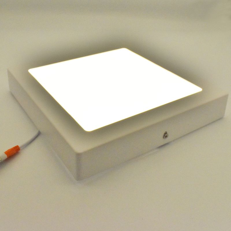 Casa si Gradina - Corpuri si surse de iluminat - Plafoniere, aplice si spoturi - Spot LED 18W Aplicat, Patrat, Braytron, 1360lm, Lumina Neutra (4200K), Alb - Infinity.ro