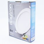 Casa si Gradina - Corpuri si surse de iluminat - Plafoniere, aplice si spoturi - Spot LED 6W Incastrat, Rotund, Braytron, 350lm, Lumina Calda (3000K), Alb - Infinity.ro