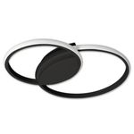 Casa si Gradina - Corpuri si surse de iluminat - Plafoniere, aplice si spoturi - Plafoniera LED 4259-LVT, cu telecomanda, 60W, 110lm, lumina calda+neutra+rece, IP20, alba+neagra, Masterled - Infinity.ro