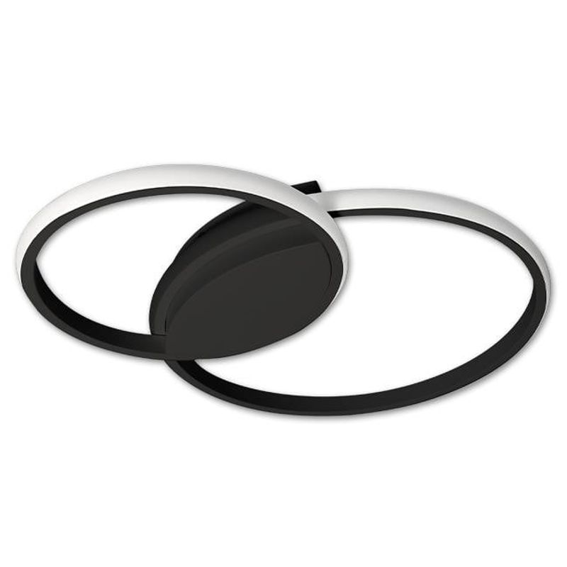 Casa si Gradina - Corpuri si surse de iluminat - Plafoniere, aplice si spoturi - Plafoniera LED 4259-LVT, cu telecomanda, 60W, 110lm, lumina calda+neutra+rece, IP20, alba+neagra, Masterled - Infinity.ro