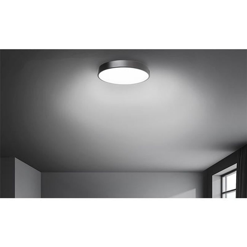 Casa si Gradina - Corpuri si surse de iluminat - Plafoniere, aplice si spoturi - Plafoniera LED 4019-LVT, 40W, 3300lm, lumina neutra, IP22, neagra, Masterled - Infinity.ro