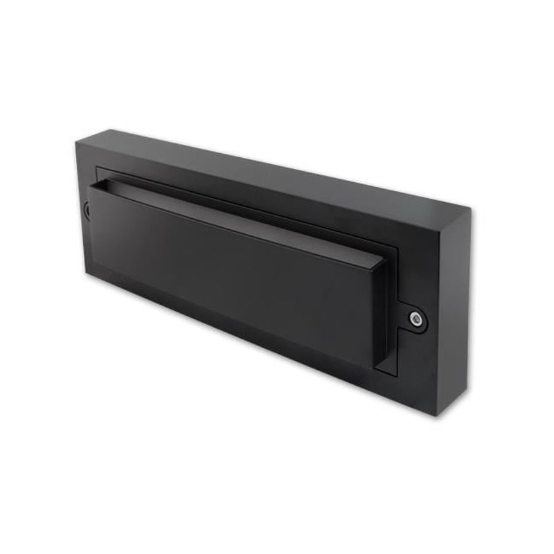 Casa si Gradina - Corpuri si surse de iluminat - Plafoniere, aplice si spoturi - Aplica LED pentru exterior neagra, 6W, 110lm, lumina neutra (4000K), IP65, Masterled - Infinity.ro