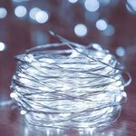 Casa si Gradina - Decoratiuni - Decoratiuni petrecere - Bannere si ghirlande decorative - Sir luminos nanoLED, 30 leduri, 3 metri, cu baterii, lumina rece, Masterled - Infinity.ro