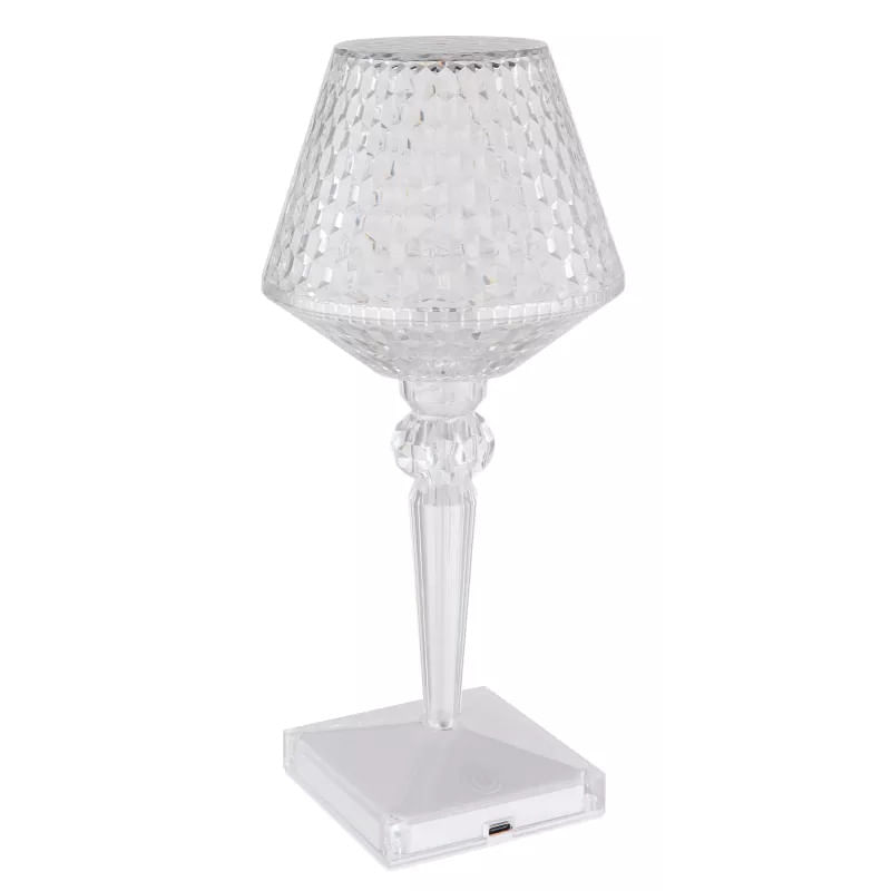 Casa si Gradina - Corpuri si surse de iluminat - Veioze si lampi - Veioze - Veioza LED Gixi 28070, dimabila, RGB, 1.5W, 50lm, lumina calda, neutra, rece, alba+transparenta, IP20, Globo - Infinity.ro