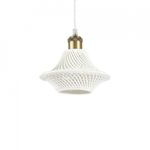 Casa si Gradina - Corpuri si surse de iluminat - Lustre si pendule - Pendul Lugano 206806, 1xE27, alb, IP20, Ideal Lux - Infinity.ro