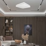Casa si Gradina - Corpuri si surse de iluminat - Plafoniere, aplice si spoturi - Plafoniera LED 6915-VT, patrata, 38W, 4000lm, lumina neutra, IP20, alba, V-Tac - Infinity.ro
