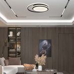 Casa si Gradina - Corpuri si surse de iluminat - Plafoniere, aplice si spoturi - Plafoniera LED 6920-VT, rotunda, 38W, 4050lm, lumina neutra, IP20, neagra, V-Tac - Infinity.ro