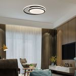 Casa si Gradina - Corpuri si surse de iluminat - Plafoniere, aplice si spoturi - Plafoniera LED 6920-VT, rotunda, 38W, 4050lm, lumina neutra, IP20, neagra, V-Tac - Infinity.ro