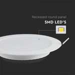 Casa si Gradina - Corpuri si surse de iluminat - Plafoniere, aplice si spoturi - Spot LED 24W Incastrat, Rotund, V-TAC, 2640lm, Lumina Neutra (4000K), Alb - Infinity.ro