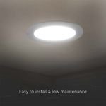 Casa si Gradina - Corpuri si surse de iluminat - Plafoniere, aplice si spoturi - Spot LED 24W Incastrat, Rotund, V-TAC, 2640lm, Lumina Neutra (4000K), Alb - Infinity.ro