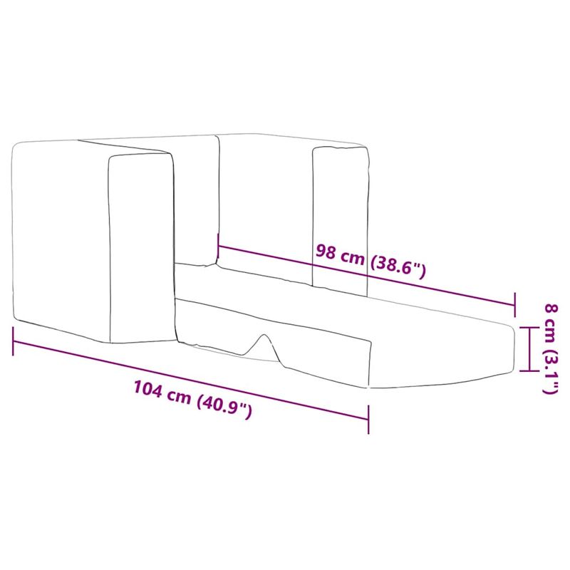 Casa si Gradina - Mobilier - Mobilier copii - Mobilier camera copiilor - Canapea extensibila pentru copii, roz, plus moale - Infinity.ro