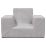 Casa si Gradina - Mobilier - Mobilier copii - Mobilier camera copiilor - Canapea pentru copii, gri deschis, plus moale - Infinity.ro