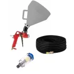 Casa si Gradina - Electrice - Echipamente electrice - Accesorii compresoare - Set pistol tencuit profesional, furtun 15M, filtru aer, d10260+d1466+d1498 - Infinity.ro