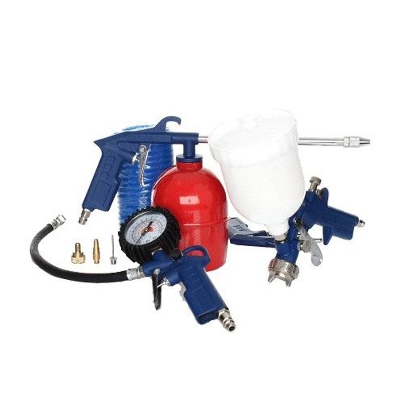Casa si Gradina - Electrice - Echipamente electrice - Compresoare - Pachet Compresor aer 24L, 8 bar, kit accesorii, conectori rapizi, ulei 1L, KD400-K3, KD2124, NR853 - Infinity.ro
