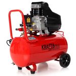 Casa si Gradina - Electrice - Echipamente electrice - Compresoare - Compresor de aer Kraft&Dele 50L, 8 bar, 206 L/min, 3.8CP + Set 18 piese aer comprimat - Infinity.ro