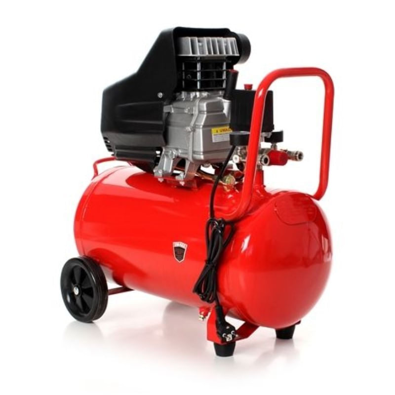 Casa si Gradina - Electrice - Echipamente electrice - Compresoare - Compresor de aer Kraft&Dele 50L, 8 bar, 206 L/min, 3.8CP + Set 18 piese aer comprimat - Infinity.ro