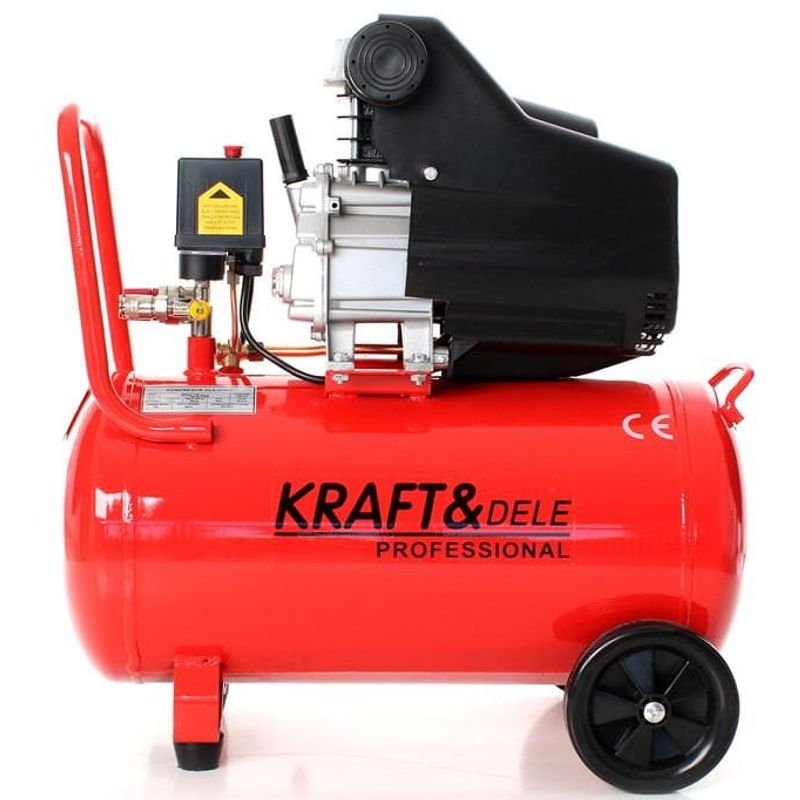 Casa si Gradina - Electrice - Echipamente electrice - Compresoare - Set complet compresor de aer industrial 50L, furtun 20m si conectori rapizi - Infinity.ro