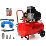 Casa si Gradina - Electrice - Echipamente electrice - Compresoare - Set complet compresor de aer industrial 50L, furtun 20m si conectori rapizi - Infinity.ro