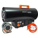 Casa si Gradina - Electrice - Echipamente electrice - Aeroterme industriale - Tun pe gaz Kraft&Dele KD11706, 40kW, cu termostat si tambur prelungitor 20m (3x2.5mm) - Infinity.ro