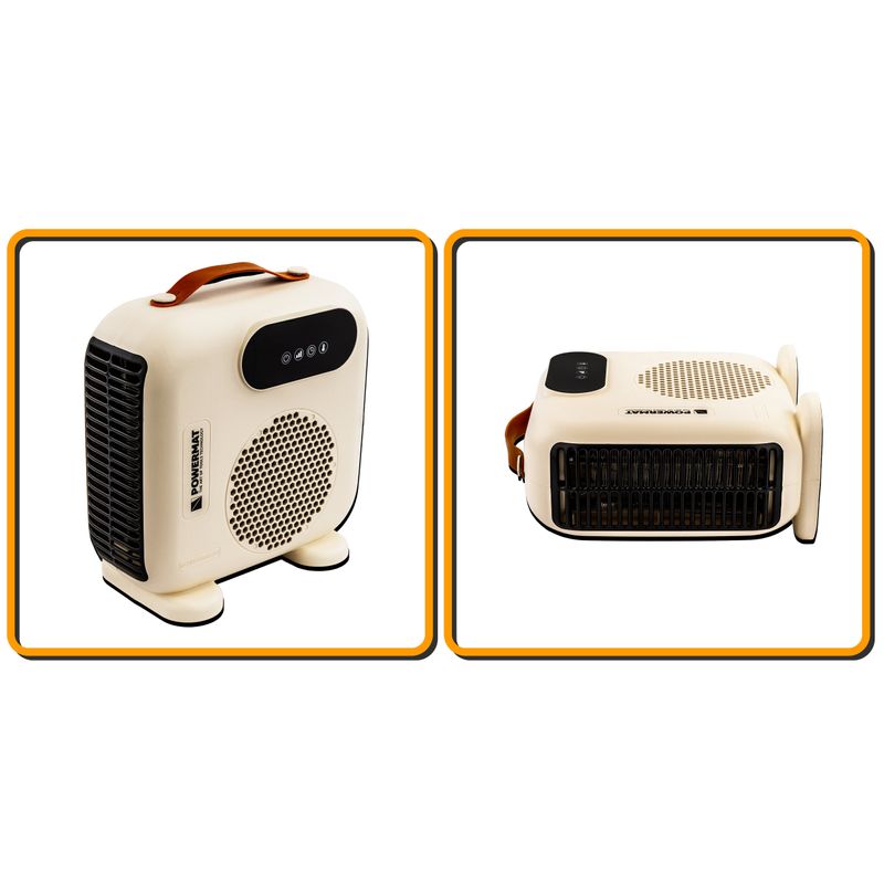 Casa si Gradina - Termice - Generatoare de aer cald - Incalzitor cu ventilator Powermat PM-TWE-2000D-LCD, 2000W, LCD, telecomanda PM1398 - Infinity.ro