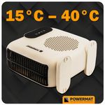 Casa si Gradina - Termice - Generatoare de aer cald - Incalzitor cu ventilator Powermat PM-TWE-2000D-LCD, 2000W, LCD, telecomanda PM1398 - Infinity.ro