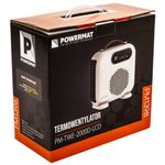 Casa si Gradina - Termice - Generatoare de aer cald - Incalzitor cu ventilator Powermat PM-TWE-2000D-LCD, 2000W, LCD, telecomanda PM1398 - Infinity.ro