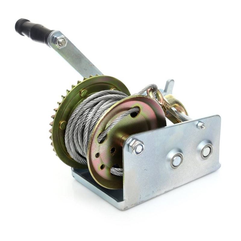 Auto si Moto - Reparatii si depanare - Scule auto - Echipamente de ridicare si sprijin - Troliu manivela 1134kg (2500LBS), franghie 10m, TA406 TAGRED - Infinity.ro