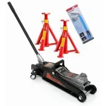 Auto si Moto - Reparatii si depanare - Scule auto - Echipamente de ridicare si sprijin - Pachet Cric Hidraulic 2.5T , cheie telescopica tip L, set capre auto 3T, Kraft&Dele KD1362, Tagred TA219, V80091 - Infinity.ro