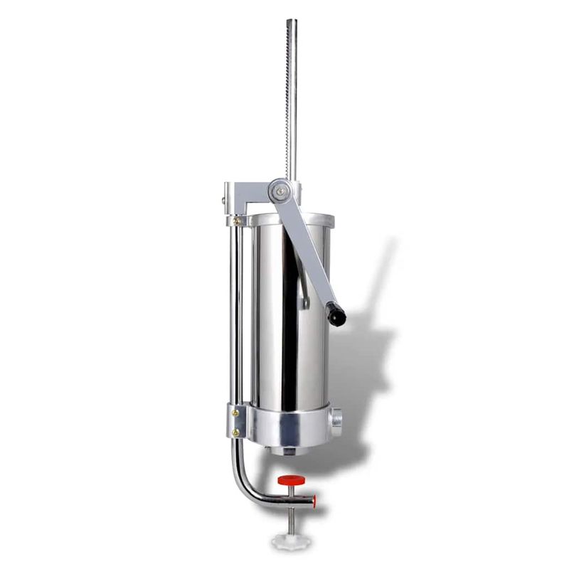 Electronice si Electrocasnice - Electrocasnice bucatarie - Aparate de gatit & desert - Aparate de gatit cu aburi - Masina de umplut carnati verticala manuala din otel inoxidabil, 3,5 l - Infinity.ro