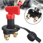 Casa si Gradina - Electrice - Distributie electrica si comanda - Intrerupatoare - Intrerupator "Contact General" dimensiune MICA pentru Autoutilitara, 12V - 24V, cu cheie din plastic - Infinity.ro