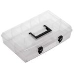 Casa si Gradina - Constructii - Depozitare, transport si protectie - Organizatoare si cutii scule - Cutie cu organizator, maner, 6 compartimente, 35.9x23.8x8.5 cm, Strend Pro - Infinity.ro