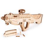 Jucarii, Copii si Bebe - Jucarii si jocuri - Jocuri si puzzle - Puzzle - Puzzle 3D din lemn pusca de asalt USG-2 - Infinity.ro