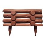 Casa si Gradina - Gradina si terasa - Mobilier exterior - Accesorii pentru gradina - Gard ornamental de gradina, panou din plastic, maro, 44x31 cm - Infinity.ro