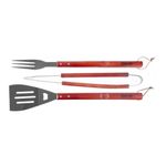 Casa si Gradina - Gradina si terasa - Gratare si accesorii - Accesorii gratare - Ustensile pentru barbecue, grill, gratar, inox, maner lemn, set 3 piese - Infinity.ro