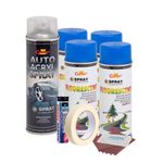 Auto si Moto - Reparatii si depanare - Scule auto - Echipamente de vopsit - Kit complet reparatie si vopsire jante culoare Albastru Fluorescent, V4 - Infinity.ro