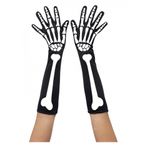 Casa si Gradina - Decoratiuni - Decoratiuni petrecere - Masti si costume carnaval - Manusi de dama sexy cu imprimeu schelet, pentru adulti - Infinity.ro