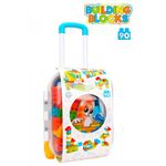 Jucarii, Copii si Bebe - Jucarii si jocuri - Seturi de constructie si cuburi - Seturi de constructie - Set 90 de cuburi de constructie in troliu TechnoK - Infinity.ro