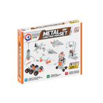 Jucarii, Copii si Bebe - Jucarii si jocuri - Seturi de constructie si cuburi - Seturi de constructie - Set de construit metalic, TechnoK, 8 modele de vehicule spatiale, 225 de piese - Infinity.ro