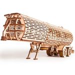 Jucarii, Copii si Bebe - Jucarii si jocuri - Jocuri si puzzle - Puzzle - Puzzle 3D din lemn remorca cisterna pentru tirul Big Rig - Infinity.ro
