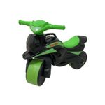 Jucarii, Copii si Bebe - Jucarii si jocuri - Vehicule si jucarii cu telecomanda - Motociclete de jucarie - Motocicleta Ride-on de curse Doloni cu sunete si lumini, negru cu verde - Infinity.ro