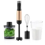 Electronice si Electrocasnice - Electrocasnice bucatarie - Mixere, tocatoare & roboti de bucatarie - Blendere si mini tocatoare - Blender de mana ETA Mano 3219 90020, 1000 W, 9 viteze, afisaj LCD, negru-auriu - Infinity.ro