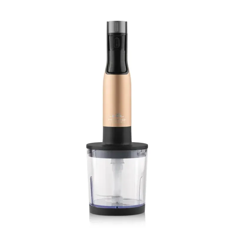 Electronice si Electrocasnice - Electrocasnice bucatarie - Mixere, tocatoare & roboti de bucatarie - Blendere si mini tocatoare - Blender de mana ETA Mano 3219 90020, 1000 W, 9 viteze, afisaj LCD, negru-auriu - Infinity.ro