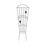 Casa si Gradina - Gradina si terasa - Mobilier exterior - Accesorii pentru gradina - Suport metalic pentru plante, gradina, 40x117 cm, Chomik - Infinity.ro